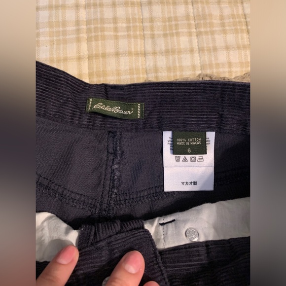 Eddie Bauer Corduroy Trouser Pant Taper Leg Relaxed Fit Straight Leg NWOT - Picture 8 of 9